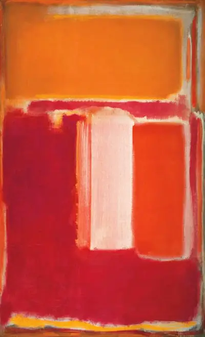 Yellow, Cherry, Orange Mark Rothko